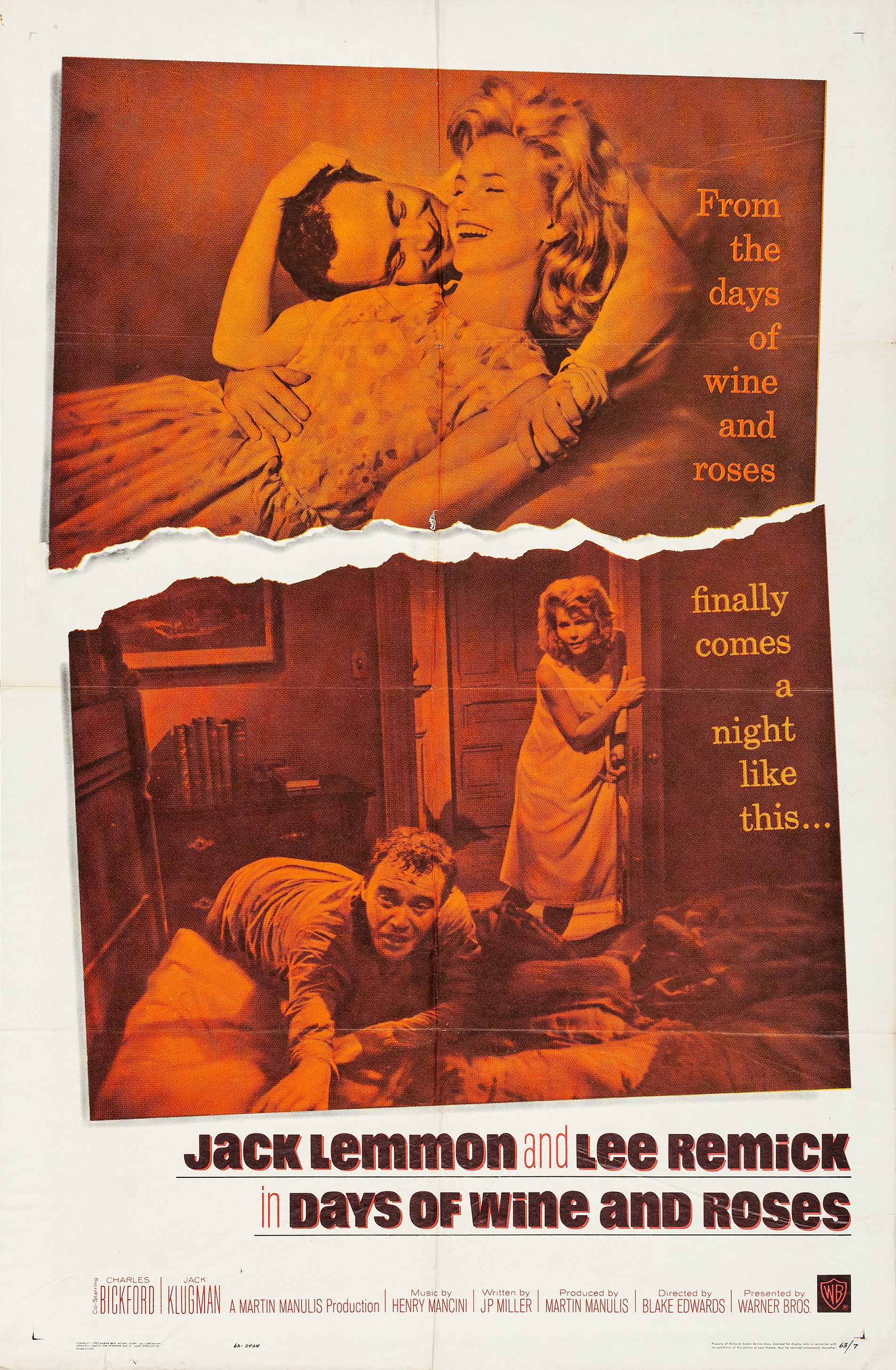 Days of Wine and Roses (1962) — film poster